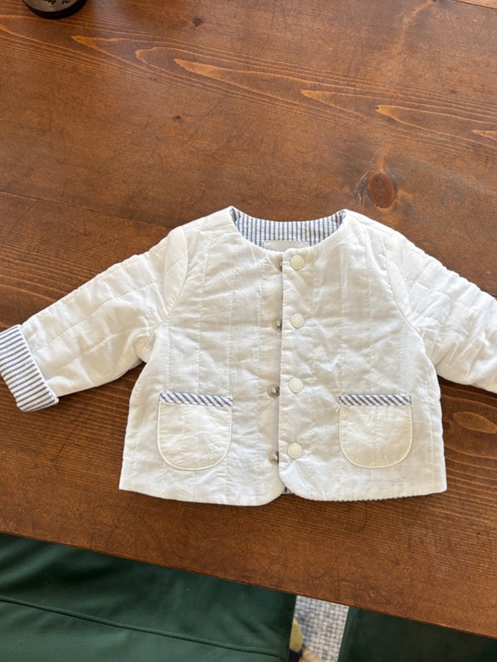 LIKE NEW Janie and Jack San Francisco baby jacket 0-3 mo